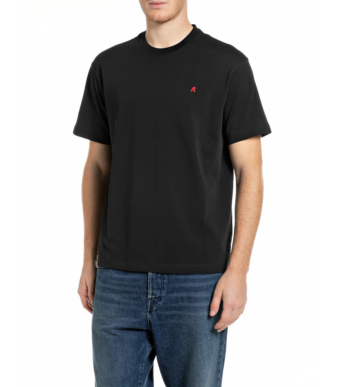Ｒロゴ リラックス Tシャツ 詳細画像 ブラック 1